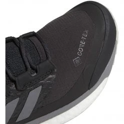 Adidas Shoes Women's Terrex Free Hiker GoreTEX Hiking Shoe - Carbon/Grey/Glow Blue - Regular (B) 8 Adidas Shoes Women's Terrex Free Hiker GoreTEX Hiking Shoe - Carbon/Grey/Glow Blue - Regular (B)