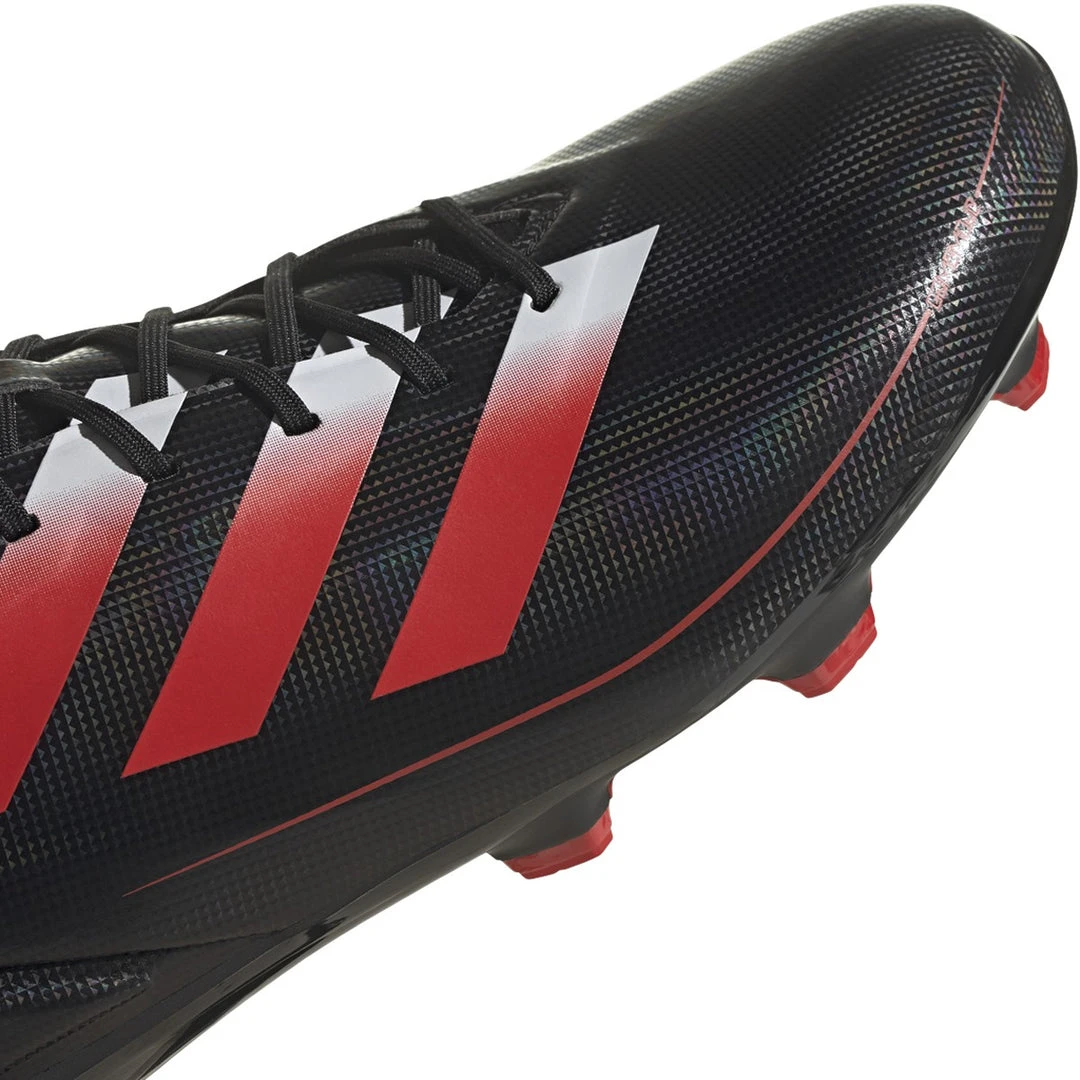 Adidas Unisex Gamemode Firm Ground Soccer Cleats - Core Black/Footwear White/Red 4 Adidas Unisex Gamemode Firm Ground Soccer Cleats - Core Black/Footwear White/Red