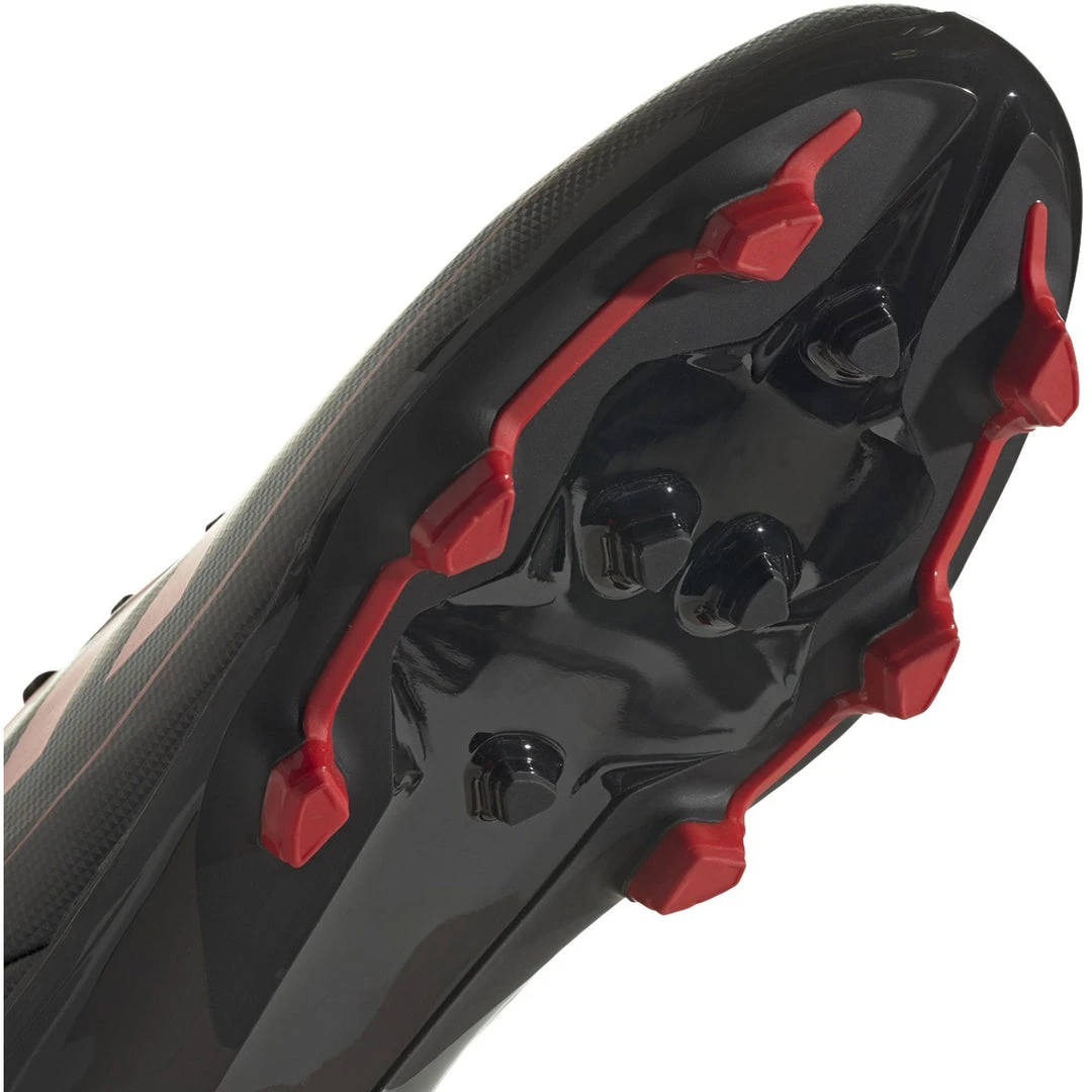 Adidas Unisex Gamemode Firm Ground Soccer Cleats - Core Black/Footwear White/Red 5 Adidas Unisex Gamemode Firm Ground Soccer Cleats - Core Black/Footwear White/Red