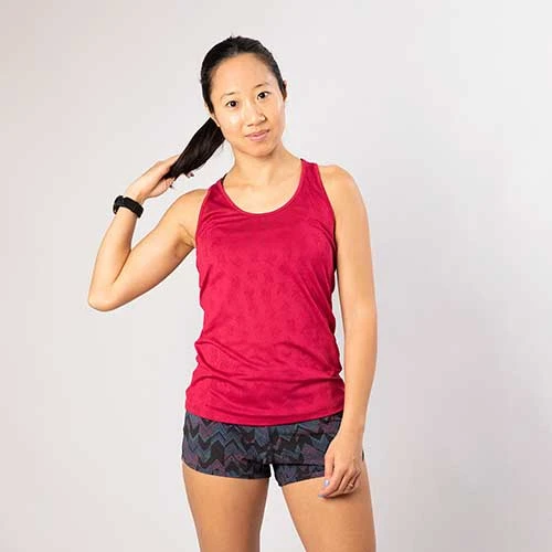 Rabbit Women's Bunny Hop Tank - Cranberry Tops 2 Rabbit Women's Bunny Hop Tank - Cranberry Tops