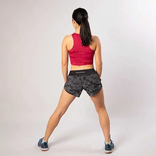 Rabbit Women's Hopper 4in Short - Black/Asphalt Bottoms 4 Rabbit Women's Hopper 4in Short - Black/Asphalt Bottoms