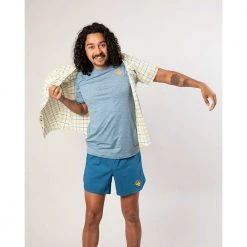 Rabbit Men's High Country Shirt - Iceland Poppy Tops 9 Rabbit Men's High Country Shirt - Iceland Poppy Tops