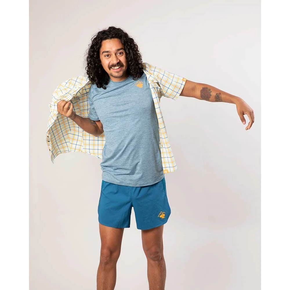 Rabbit Men's High Country Shirt - Iceland Poppy Tops 5 Rabbit Men's High Country Shirt - Iceland Poppy Tops