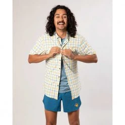 Rabbit Men's High Country Shirt - Iceland Poppy Tops