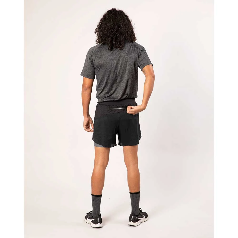 Rabbit Men's FKT 5" 2-in-1 Short - Black 3 Rabbit Men's FKT 5" 2-in-1 Short - Black