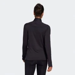 Adidas Tops Women's Own The Run 1/2 Zip Warm Sweatshirt - Black 13 Adidas Tops Women's Own The Run 1/2 Zip Warm Sweatshirt - Black