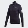 Adidas Tops Women's Own The Run 1/2 Zip Warm Sweatshirt - Black