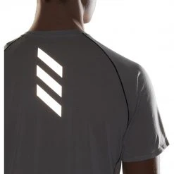 Men's Adidas Runner Tee - Metal Grey Tops