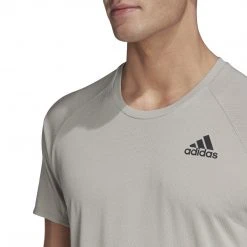 Men's Adidas Runner Tee - Metal Grey Tops