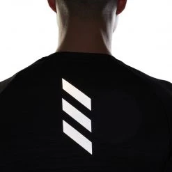 Men's Adidas Runner Long Sleeve Tee - Black Apparel 8 Men's Adidas Runner Long Sleeve Tee - Black Apparel