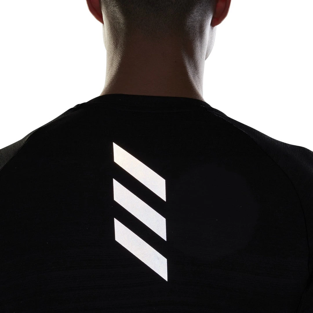 Men's Adidas Runner Long Sleeve Tee - Black Apparel 4 Men's Adidas Runner Long Sleeve Tee - Black Apparel