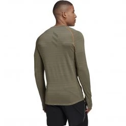 Adidas Tops Men's Runner Long Sleeve Tee - Legacy Green