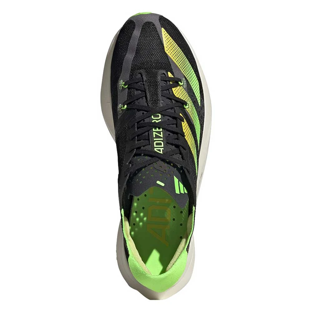 Adidas Shoes Men's AdiZERO Adios Pro 3 Running Shoe - Core Black/Beam Yellow/Solar Green - Regular (D) 2 Adidas Shoes Men's AdiZERO Adios Pro 3 Running Shoe - Core Black/Beam Yellow/Solar Green - Regular (D)