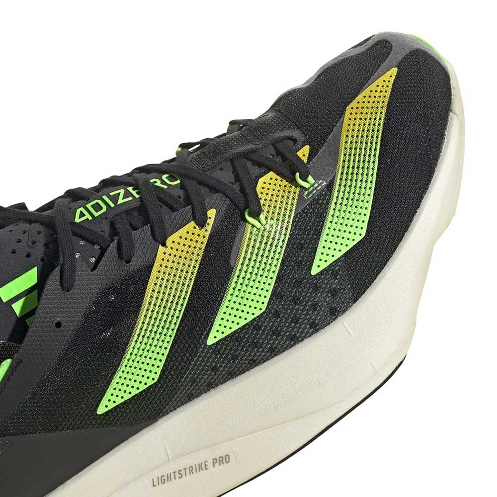 Adidas Shoes Men's AdiZERO Adios Pro 3 Running Shoe - Core Black/Beam Yellow/Solar Green - Regular (D) 4 Adidas Shoes Men's AdiZERO Adios Pro 3 Running Shoe - Core Black/Beam Yellow/Solar Green - Regular (D)