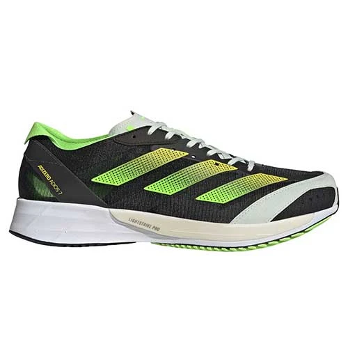 Adidas Men's AdiZERO Adios 7 Running Shoe - Core Black/Beam Yellow - Regular (D) Shoes 1 Adidas Men's AdiZERO Adios 7 Running Shoe - Core Black/Beam Yellow - Regular (D) Shoes