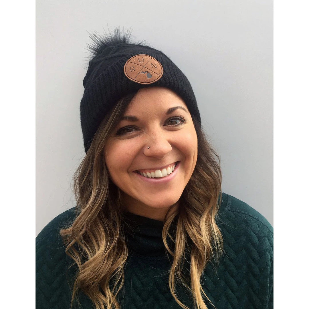 Boco Gear Women's RunXmitten Pom Beanie - Black Hats 3 Boco Gear Women's RunXmitten Pom Beanie - Black Hats