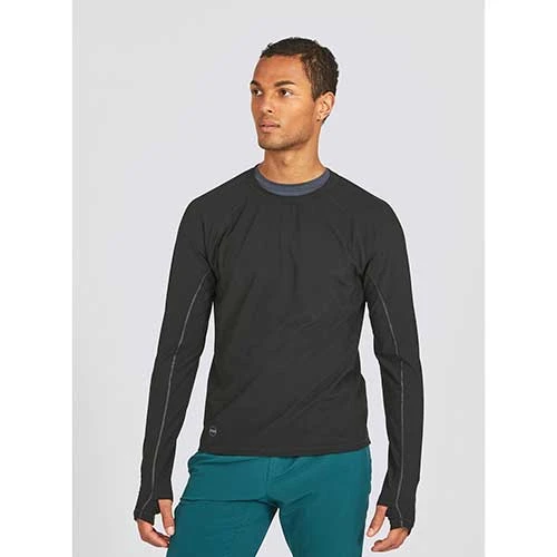 Janji Run Men's Mercury Crew Pullover Shirt - Midnight 1 Janji Run Men's Mercury Crew Pullover Shirt - Midnight