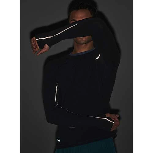 Janji Run Men's Mercury Crew Pullover Shirt - Midnight 6 Janji Run Men's Mercury Crew Pullover Shirt - Midnight