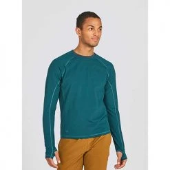 Janji Men's Mercury Crew Pullover Shirt - Ocean