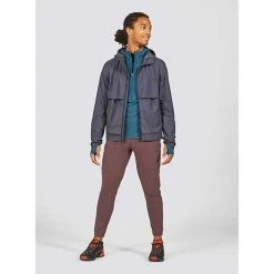 Janji Men's Rainrunner Pack Jacket - Obsidian