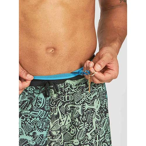Janji Men's 5" AFO Middle Running Short - Batik Sea 5 Janji Men's 5" AFO Middle Running Short - Batik Sea