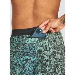Janji Men's 5" AFO Middle Running Short - Batik Sea 12 Janji Men's 5