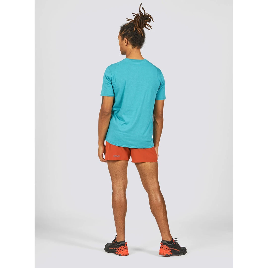 Janji Tops Men's Runterra Bio Tee - Turquoise 3 Janji Tops Men's Runterra Bio Tee - Turquoise