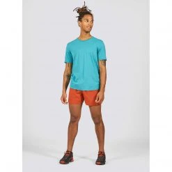 Janji Tops Men's Runterra Bio Tee - Turquoise 8 Janji Tops Men's Runterra Bio Tee - Turquoise