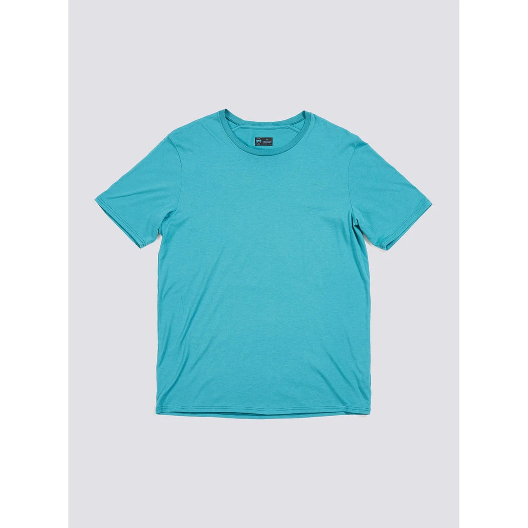 Janji Tops Men's Runterra Bio Tee - Turquoise 2 Janji Tops Men's Runterra Bio Tee - Turquoise