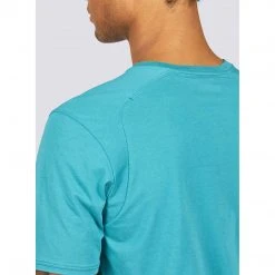 Janji Tops Men's Runterra Bio Tee - Turquoise 9 Janji Tops Men's Runterra Bio Tee - Turquoise