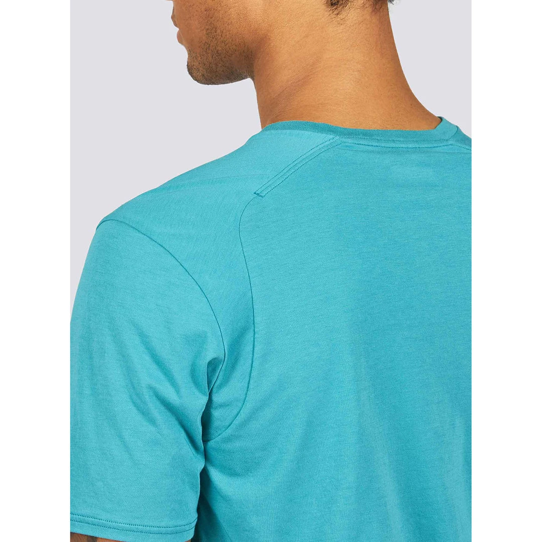 Janji Tops Men's Runterra Bio Tee - Turquoise 5 Janji Tops Men's Runterra Bio Tee - Turquoise