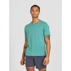 Janji Apparel Men's Runterra Bio Tee Short Sleeve Shirt - Sea