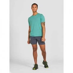 Janji Apparel Men's Runterra Bio Tee Short Sleeve Shirt - Sea