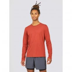 Janji Apparel Men's Runterra Bio Long Sleeve Top - Cinder