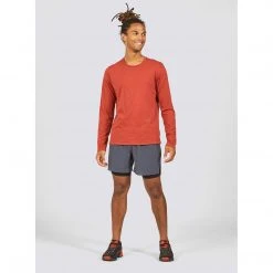 Janji Apparel Men's Runterra Bio Long Sleeve Top - Cinder 9 Janji Apparel Men's Runterra Bio Long Sleeve Top - Cinder