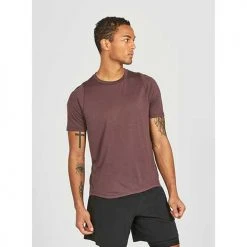 Janji Tops Men's Repeat Merino Tech Tee Short Sleeve - Huckleberry