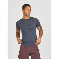 Janji Men's Repeat Merino Tech Tee Short Sleeve - Obsidian