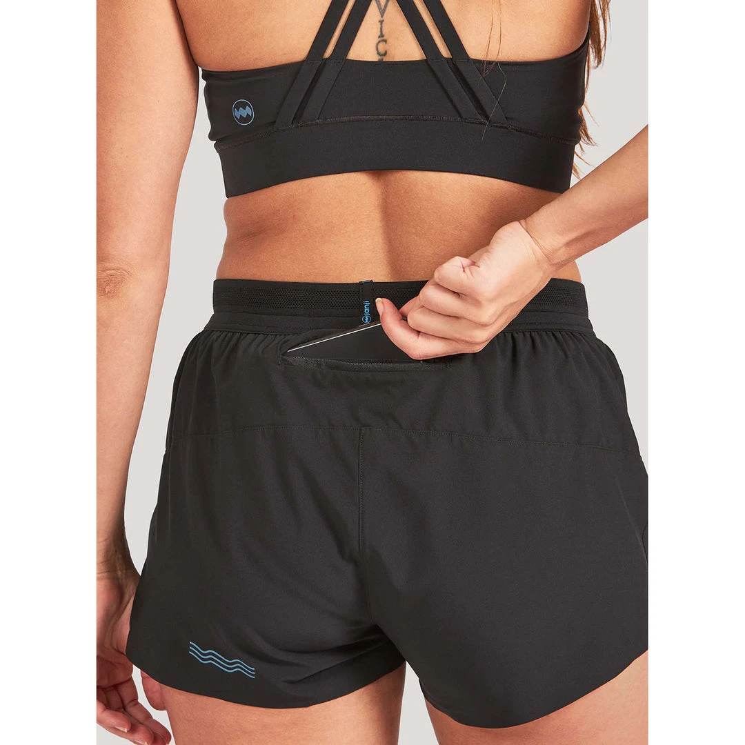 Janji Bottoms Women's 3" AFO Middle Short - Midnight 4 Janji Bottoms Women's 3" AFO Middle Short - Midnight