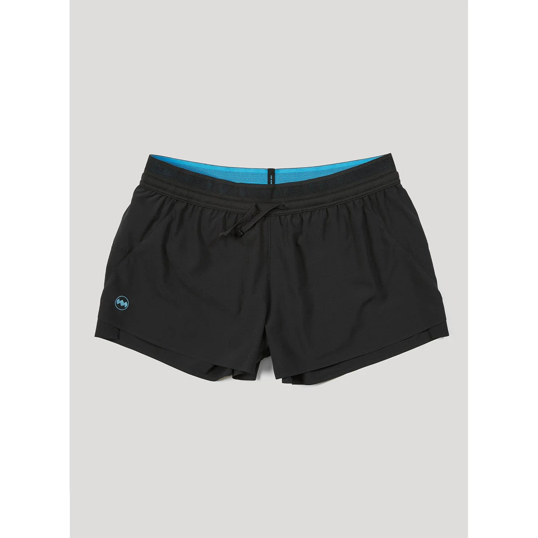 Janji Bottoms Women's 3" AFO Middle Short - Midnight 1 Janji Bottoms Women's 3" AFO Middle Short - Midnight