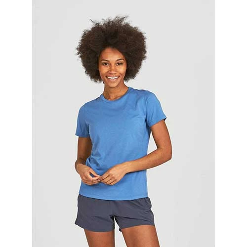 Janji Women's Runterra Bio Tee Short Sleeve - Marine Tops 1 Janji Women's Runterra Bio Tee Short Sleeve - Marine Tops