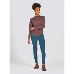Janji Women's Repeat Merino Tech Long Sleeve Top - Huckleberry 7 Janji Women's Repeat Merino Tech Long Sleeve Top - Huckleberry