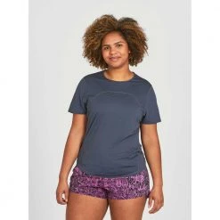 Janji Women's Helio Tech Tee Short Sleeve - Obsidian