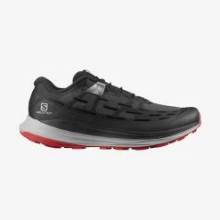 Salomon Men's Ultra Glide Trail Running Shoe - Black/Alloy/Goji Berry - Regular (D)