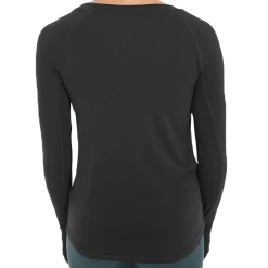 Free Fly Women's Bamboo Midweight Long Sleeve Shirt - Heather Black Tops