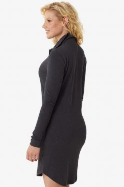 Lole Women's Villeray Long Sleeve Dress - Black Heather Dresses & Skirts