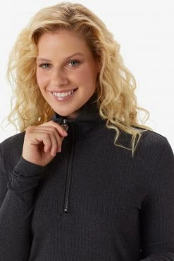 Lole Women's Villeray Long Sleeve Dress - Black Heather Dresses & Skirts