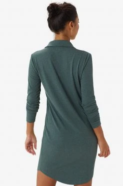 Lole Women's Villeray Long Sleeve Dress - Eucalyptus Heather
