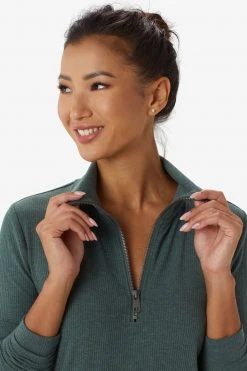 Lole Women's Villeray Long Sleeve Dress - Eucalyptus Heather