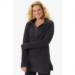 Lole Women's Evelyn Sweater - Black Heather
