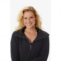 Lole Women's Evelyn Sweater - Black Heather